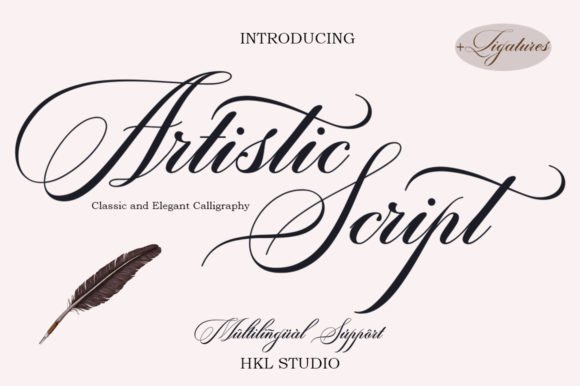 Artistic Script: A Modern Twist on Classic Calligraphy