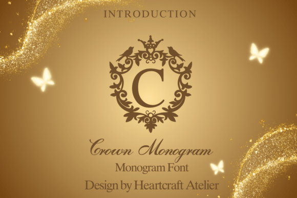 Crown Monogram: Instant Regal Elegance for Your Brand