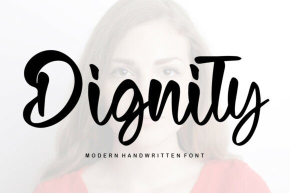 Dignity: A Handwritten Font for Elegant Design Projects