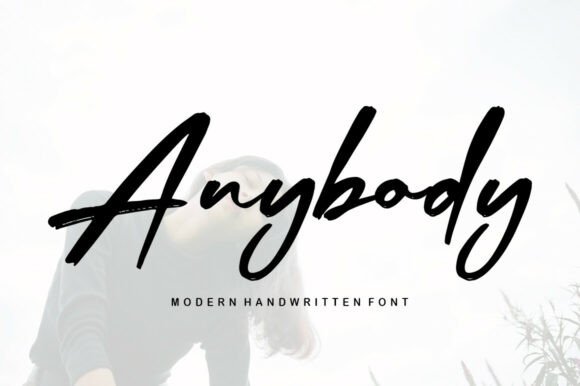 Discover Anybody: A Handwritten Font for Elegant Designs