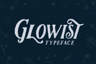 Glowist: A Handcrafted Serif Font with Organic Texture