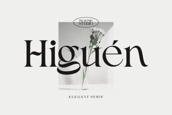 Higuen: A Serif Font for Modern Luxury Brands