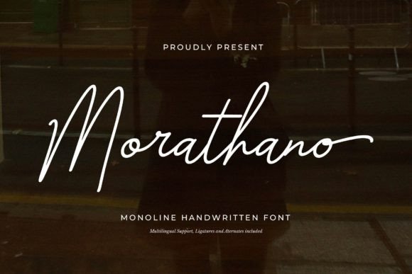Morathano: The Handwritten Font That Feels Like a Personal Touch