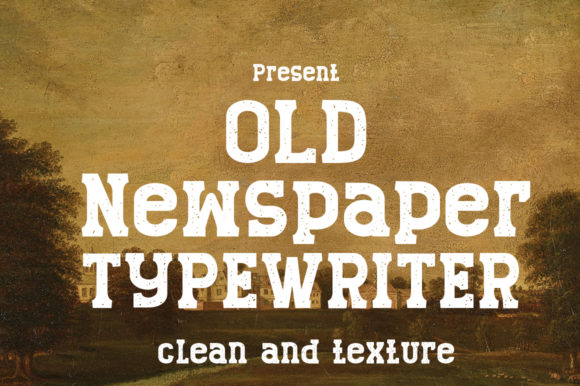 Old Newspaper: A Creative Font for Retro Designs