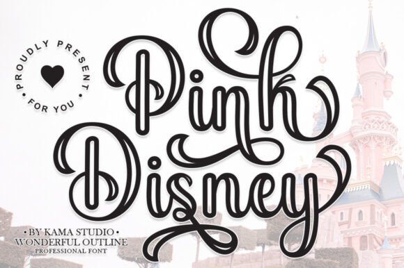 Pink Disney: A Script Font That Balances Charm and Class