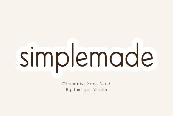 Simplemade: The Versatile Monoline Sans Serif Font