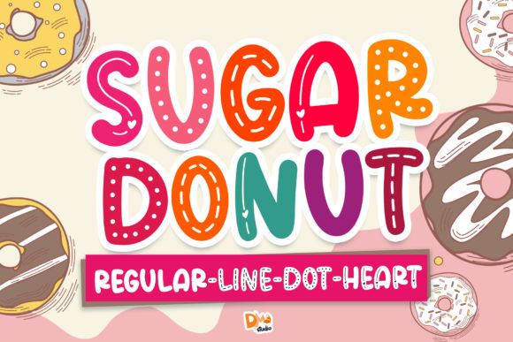Sugar Donut: A Playful Font for Fun Designs