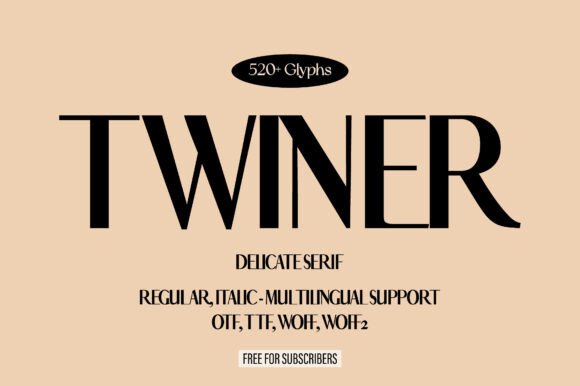 Twiner: The Modern Sans Serif for Clean Branding