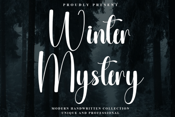 Winter Mystery: A Font for Elegant, Authentic Branding
